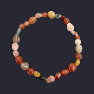 Agate Gemstone Bead Bracelet